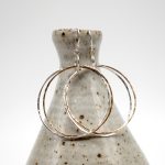 Lightweight Hoops, Double Hoop Earrings, Thin Wire Hoops, Oversized Hoops, Gold Thin Hoops, Two Tone Earrings, Large Silver Hoops